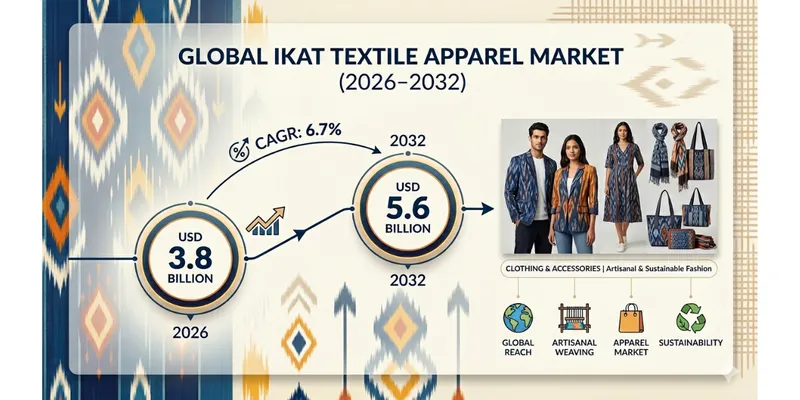 Ikat Textile Apparel Market 2026: $3.8 Billion Valuation, 6.7% CAGR Through  2032 Driven by Asia-Pacific Dominance 